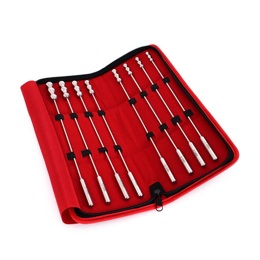 Kiotos - Urethral Sound Rosebud Dilators - Set of 8 Pieces-Erotiekvoordeel.nl