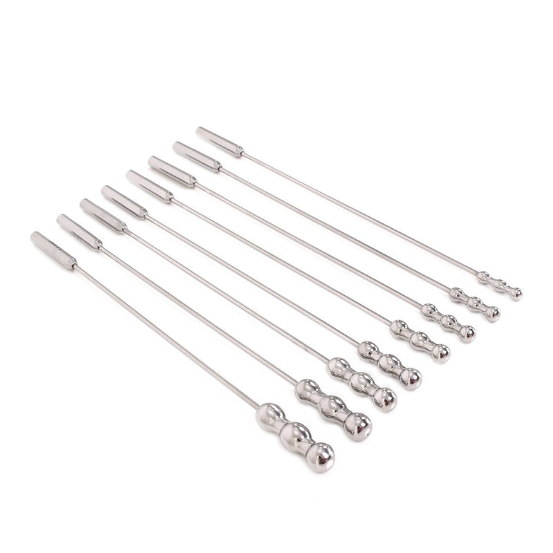 Kiotos - Urethral Sound Rosebud Dilators - Set of 8 Pieces-Erotiekvoordeel.nl