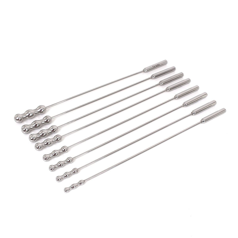 Kiotos - Urethral Sound Rosebud Dilators - Set of 8 Pieces-Erotiekvoordeel.nl