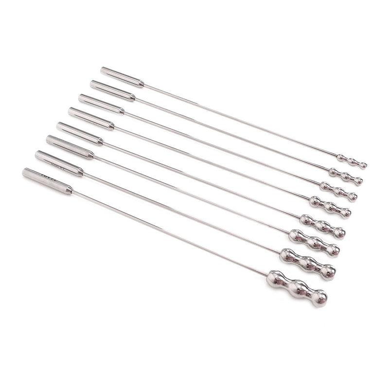Kiotos - Urethral Sound Rosebud Dilators - Set of 8 Pieces-Erotiekvoordeel.nl