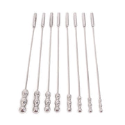 Kiotos - Urethral Sound Rosebud Dilators - Set of 8 Pieces-Erotiekvoordeel.nl