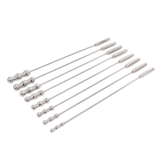 Kiotos - Urethral Sound Rosebud Dilators - Set of 8 Pieces-Erotiekvoordeel.nl