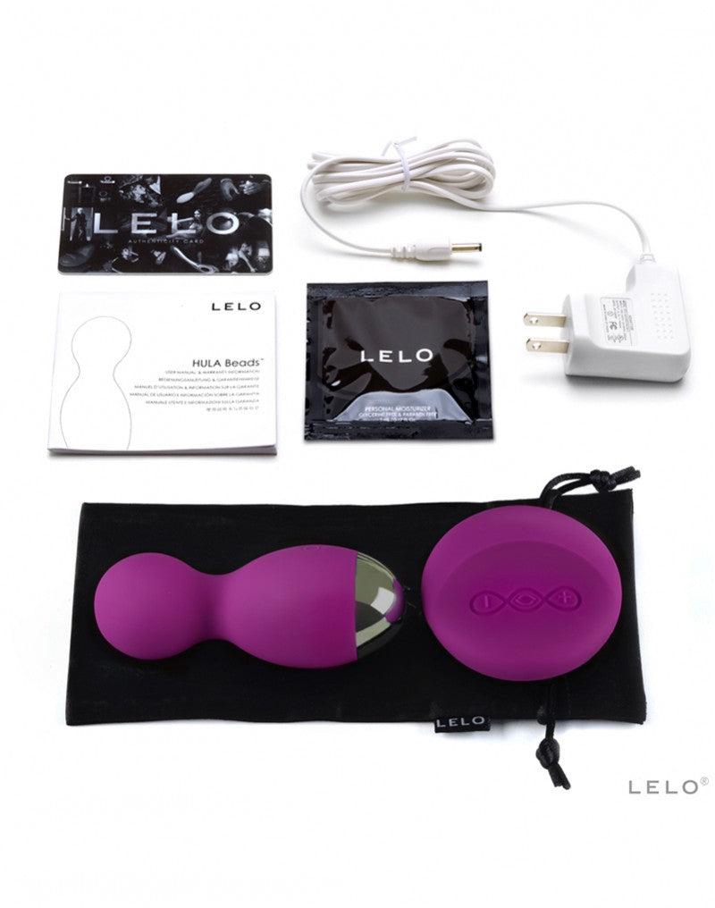 LELO - Hula Beads - Roterende en Vibrerende Vagina Balletjes - Paars-Erotiekvoordeel.nl