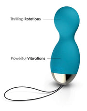 LELO - Hula Beads - Roterende en Vibrerende Vagina Balletjes - Turquoise-Erotiekvoordeel.nl