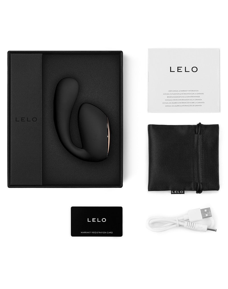 LELO - Ida Wave - Dual stimulation Vibrator Met Wave motion technologie En App Control - Zwart-Erotiekvoordeel.nl