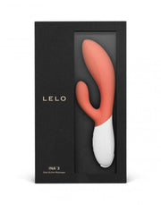 LELO - Ina 3 - Vibrador Rabbit - Coral-Erotiekvoordeel.nl