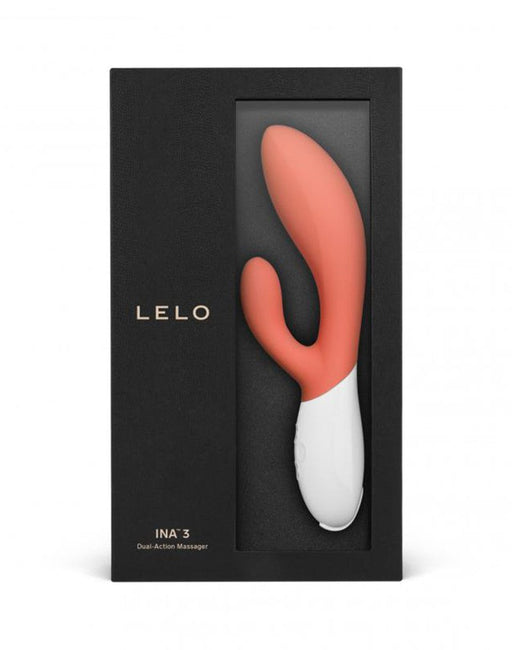 LELO - Ina 3 - Rabbit Vibrator - Koraal-Erotiekvoordeel.nl