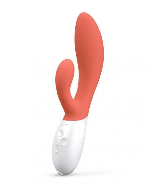 LELO - Ina 3 - Rabbit Vibrator - Coral-Erotiekvoordeel.nl