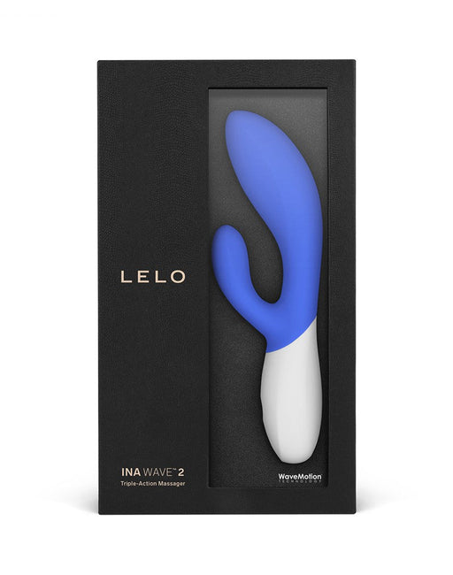 LELO - Ina Wave 2 - Rabbit Vibrator - California Sky Blauw-Erotiekvoordeel.nl
