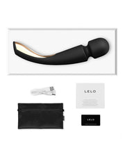 LELO - Smart Wand 2.0 Medium - Wand Vibrator - Zwart-Erotiekvoordeel.nl