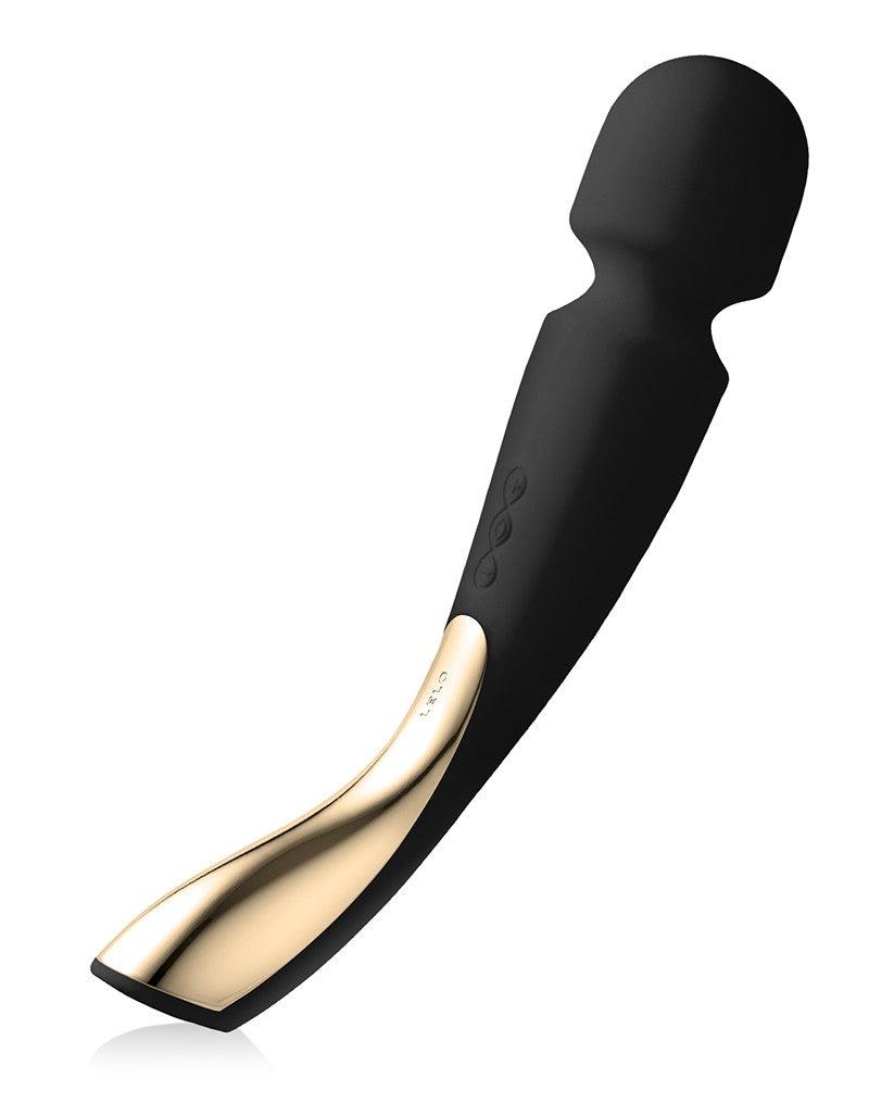 LELO - Smart Wand 2.0 Medium - Wand Vibrator - Zwart-Erotiekvoordeel.nl