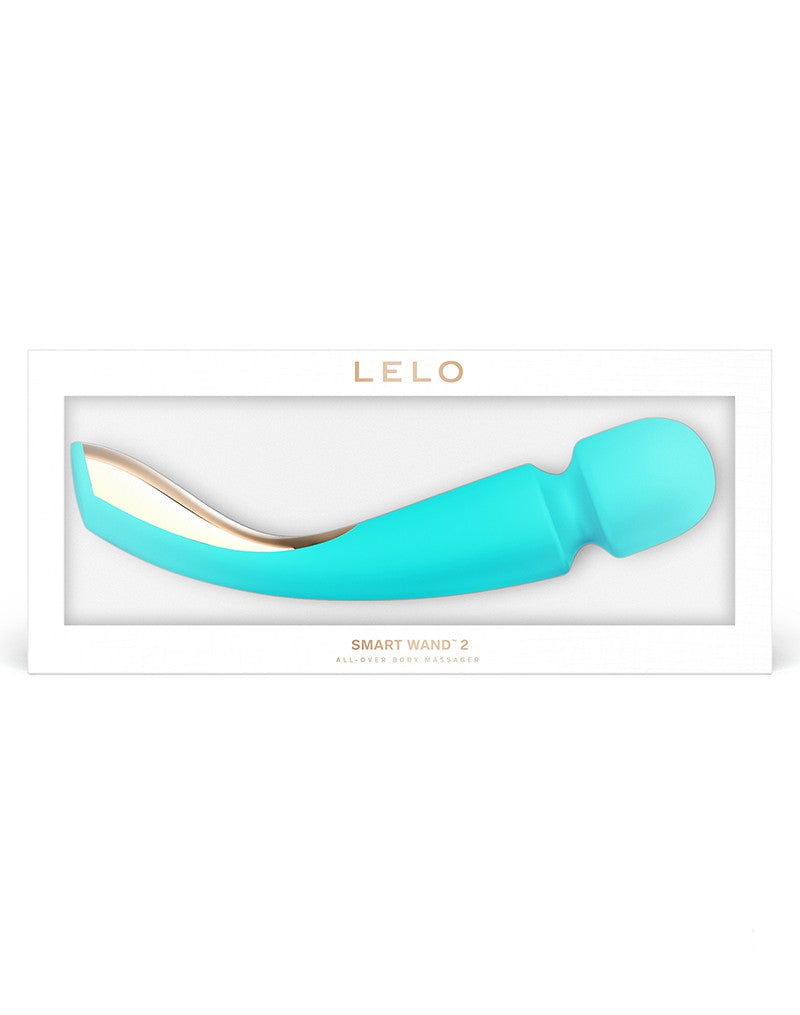 LELO - Smart Wand Medium - Vibrador de varita - Turquesa-Erotiekvoordeel.nl