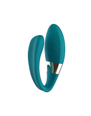 LELO - Tiani Duo - Vibromasseur pour couple avec télécommande - Turquoise-Erotiekvoordeel.nl