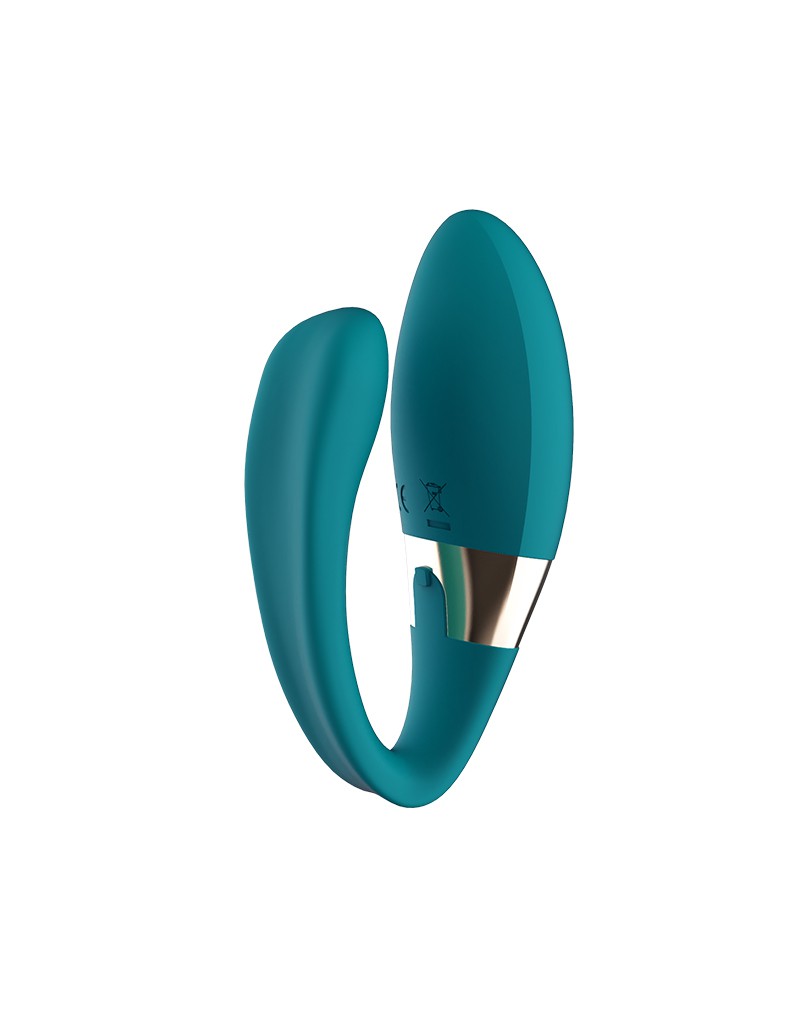 LELO - Tiani Duo - Vibromasseur pour couple avec télécommande - Turquoise-Erotiekvoordeel.nl