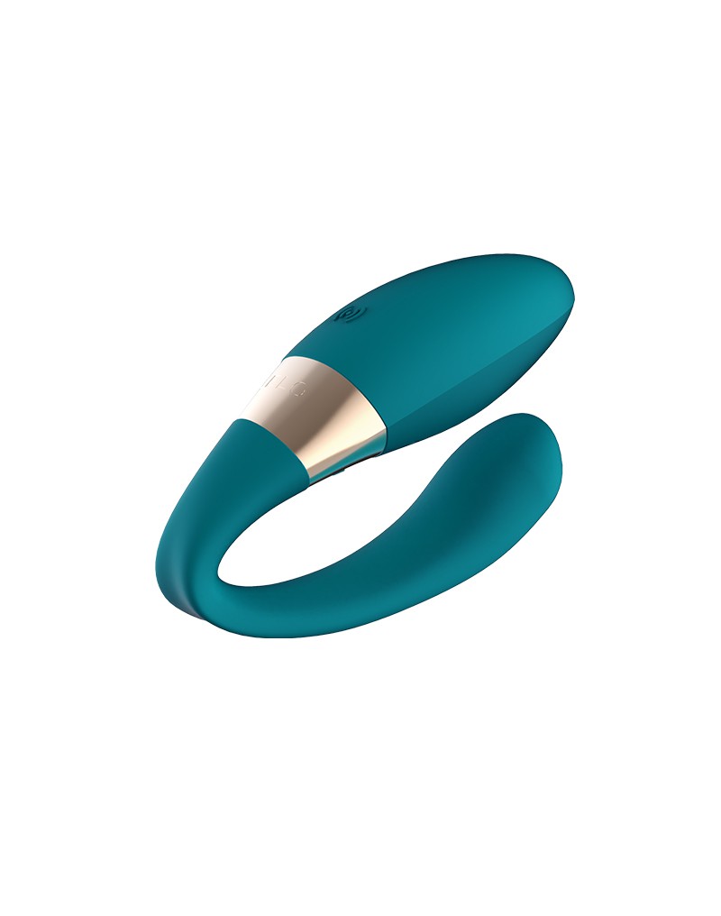 LELO - Tiani Duo - Vibromasseur pour couple avec télécommande - Turquoise-Erotiekvoordeel.nl