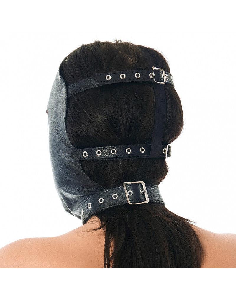 Rimba - Lederen gezichtsmasker - Verstelbaar-Erotiekvoordeel.nl