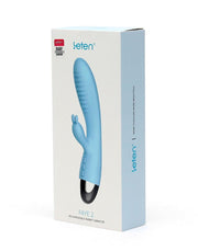 Leten - Faye 2 - Rabbit Vibrator - Light Blue-Erotiekvoordeel.nl