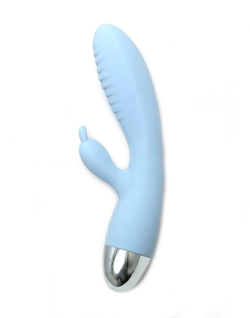 Leten - Faye 2 - Rabbit Vibrator - Lichtblauw-Erotiekvoordeel.nl
