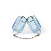 Liebe Seele - Macaron Luxe Bondage & BDSM Set Met Handboeien, Enkelboeien, Halsband, Paddle, Flogger, Hogtie, Blinddoek, Ball Gag En Mini Massager- Lichtblauw-Erotiekvoordeel.nl