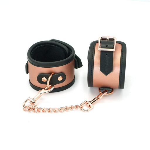 Liebe Seele - Rose Gold Memory - Exklusive Leder-Fußfesseln - Ultraweiches Futter - Roségold - Erotiekvoordeel.nl