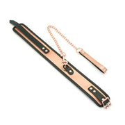 Liebe Seele - Rose Gold Memory - Exclusieve Leren Collar En Leiband - Rosé Goud-Erotiekvoordeel.nl