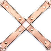 Liebe Seele - Rose Gold Memory Exclusieve Leren Hogtie - Rosé Goud-Erotiekvoordeel.nl