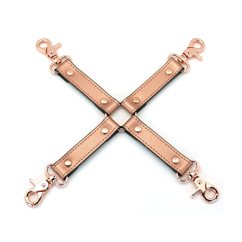 Liebe Seele - Rose Gold Memory Exclusieve Leren Hogtie - Rosé Goud-Erotiekvoordeel.nl