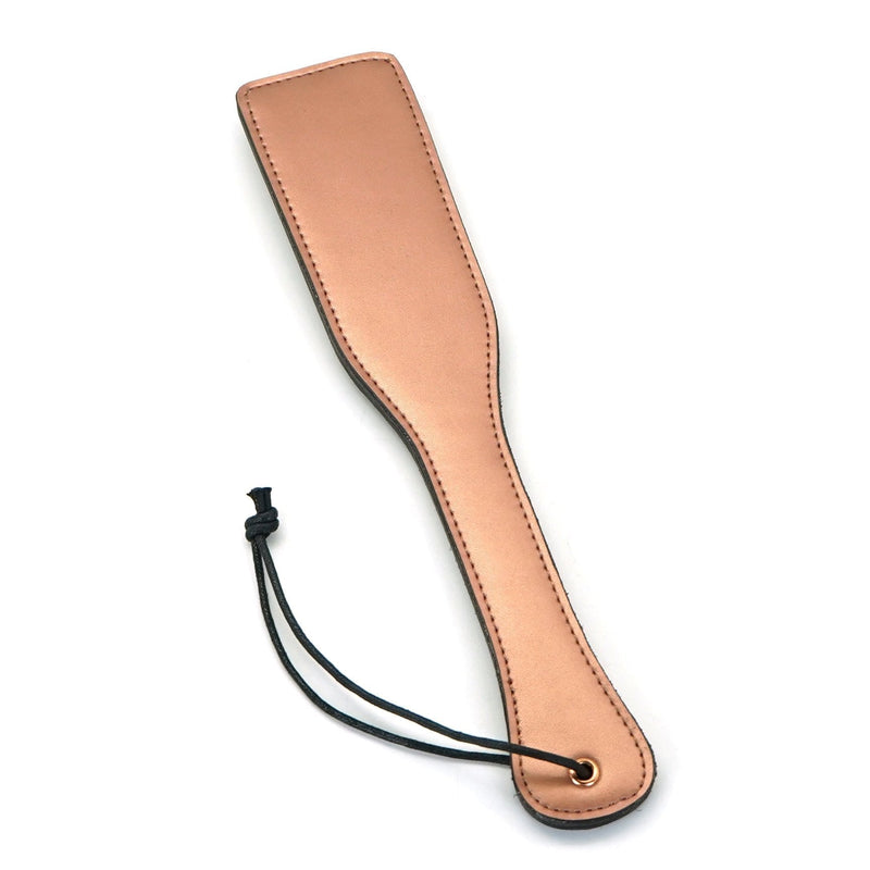Liebe Seele - Rose Gold Memory Exclusieve Leren Paddle - Rosé Goud-Erotiekvoordeel.nl