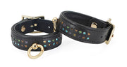Liebe Seele - Shining Girl - Esposas de cuero con pedrería - Diseño exclusivo y lujoso - Erotiekvoordeel.nl
