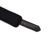 Liebe Seele - Victorian Garden Collar Met Leash - Vegan - Zwart/Rood-Erotiekvoordeel.nl