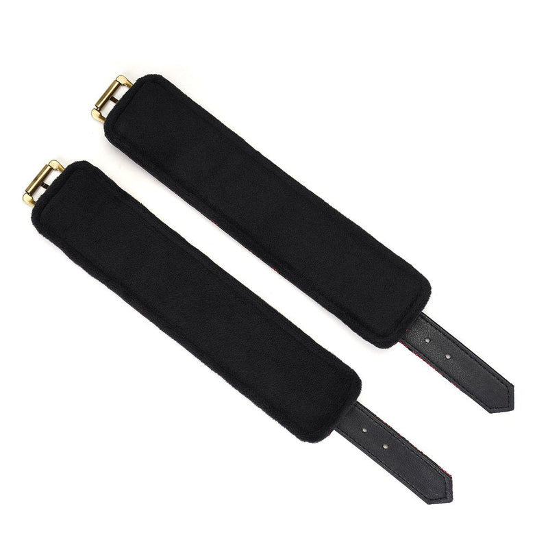 Liebe Seele - Victorian Garden Polsboeien - Handboeien - Vegan - Rood/Zwart-Erotiekvoordeel.nl