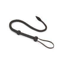 Liebe Seele - Wild Gent Bruin lederen handgemaakte Zweep - exclusief En Luxe ontwerp-Erotiekvoordeel.nl