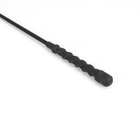 Liebe Seele - Wild Gent - Black-Brown Leather Riding Whip with Heart-Shaped Flap - Exclusive and Luxurious Design - Erotiekvoordeel.nl