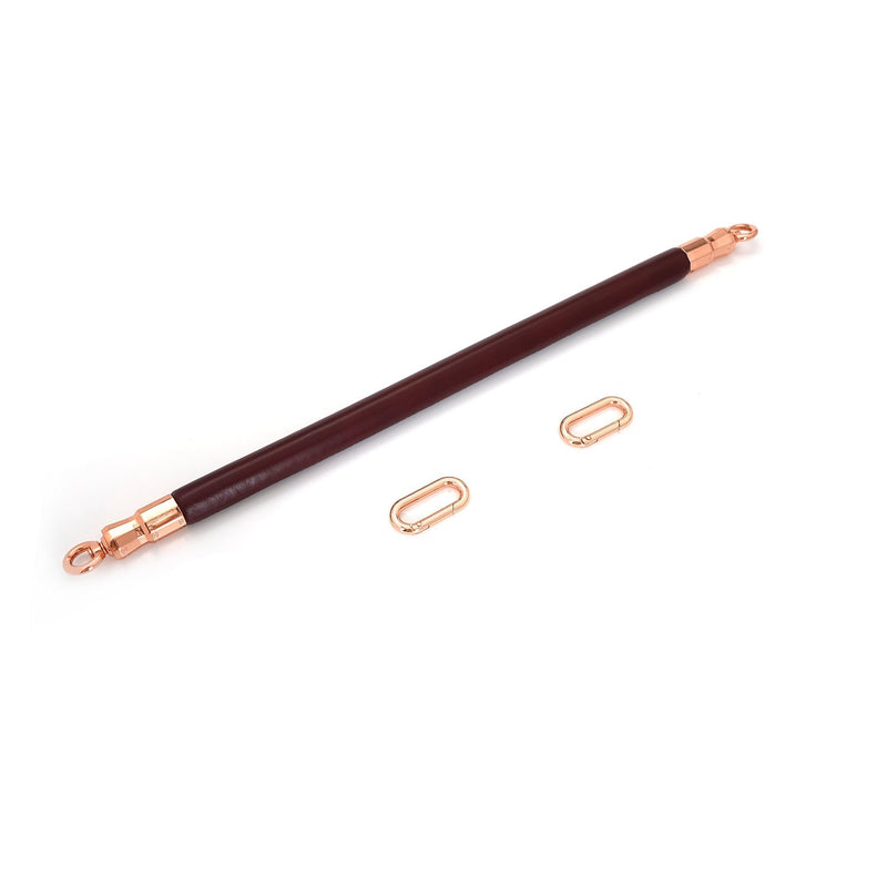 Liebe Seele - Wine Red - Spreidstang Met Leer Bekleed - exclusief En Luxe ontwerp - wijnrood-Erotiekvoordeel.nl