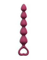 Love to Love - Bing Bang - Perles anales avec poignée en forme de cœur - Rose - Taille M-Erotiekvoordeel.nl