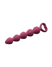 Love to Love - Bing Bang - Perles anales avec poignée en forme de cœur - Rose - Taille M-Erotiekvoordeel.nl