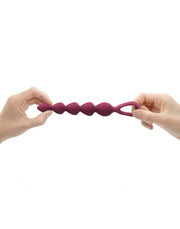 Love to Love - Bing Bang - Perles anales avec poignée en forme de cœur - Rose - Taille M-Erotiekvoordeel.nl