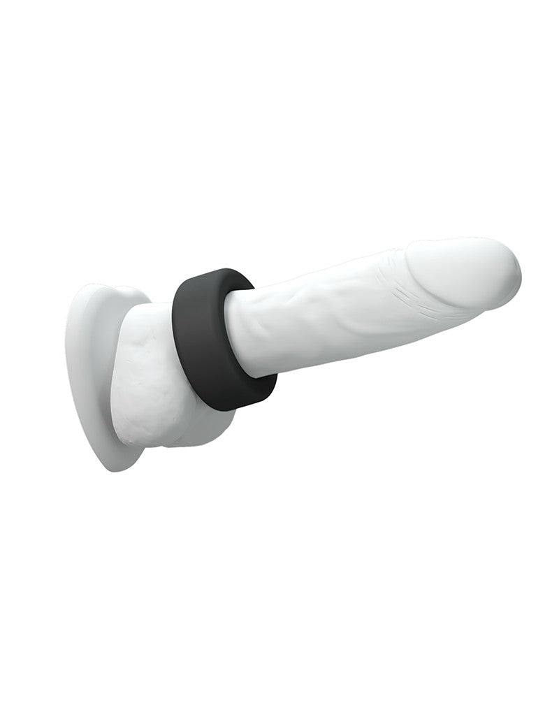 Love to Love - Cool Ring - Klassieke Siliconen Cockring - Zwart-Erotiekvoordeel.nl