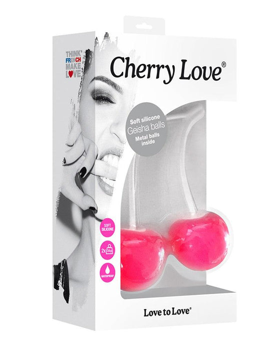 Love to Love - Cherry Love Duoballs vaginale Balletjes-Erotiekvoordeel.nl