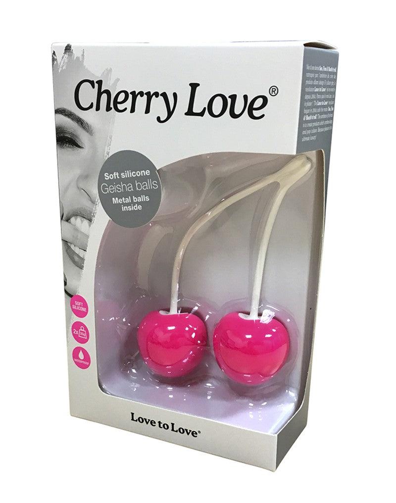 Love to Love - Cherry Love Duoballs - Vaginale Balletjes-Erotiekvoordeel.nl