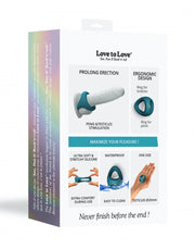 Love to Love - Flux Ring - Flexibele Cockring - Zeegroen-Erotiekvoordeel.nl