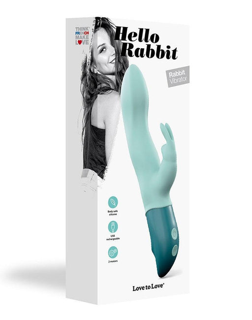 Love to Love - Hello Rabbit - Vibratore Rabbit - Verde menta-Erotiekvoordeel.nl