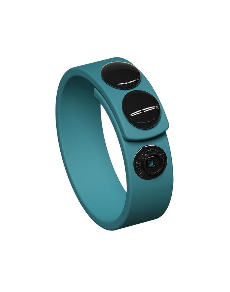 Love to Love - Hero - Verstelbare Siliconen Cockring - Blauwgroen-Erotiekvoordeel.nl