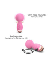Love to Love - Itsy Bitsy - Mini Wand Vibrator - Roze-Erotiekvoordeel.nl