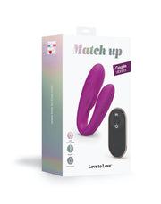 Love to Love - Match Up - Partner Vibrator Met Afstandsbediening - Dieproze-Erotiekvoordeel.nl
