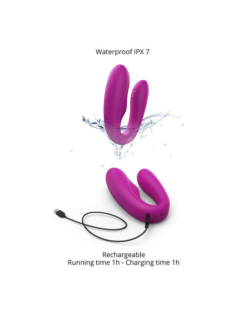Love to Love - Match Up - Partner Vibrator Met Afstandsbediening - Dieproze-Erotiekvoordeel.nl