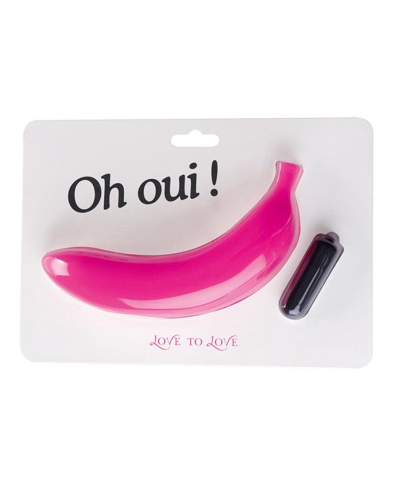 Love to Love - Oh oui - Banaan Vibrator - Hot Pink-Erotiekvoordeel.nl