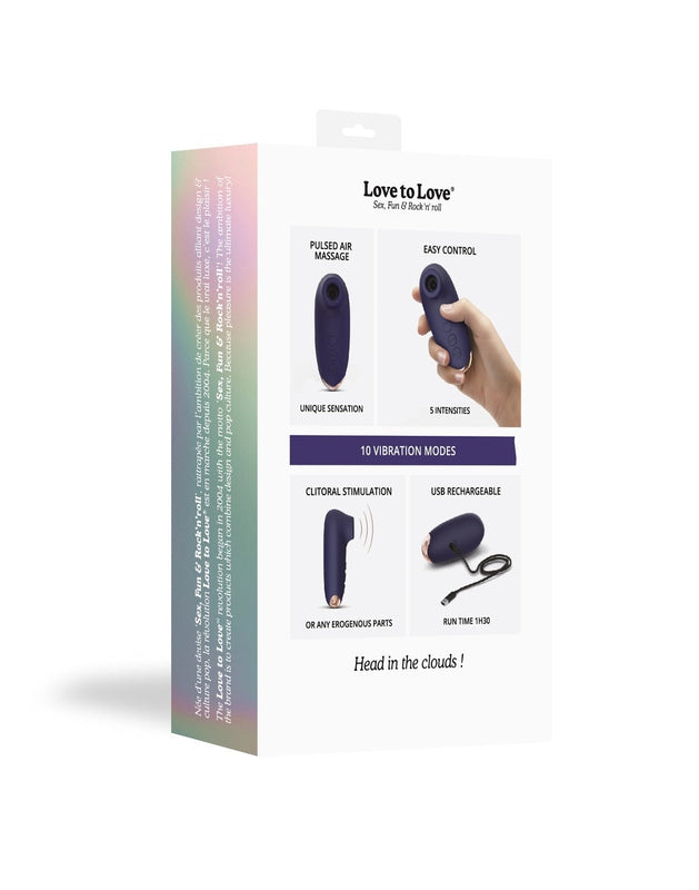 Love to Love - Pleas'air - Luchtdruk Clitoris Stimulator - Paars-Erotiekvoordeel.nl