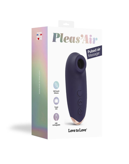 Love to Love - Pleas'air Luchtdruk Clitoris Stimulator - Paars-Erotiekvoordeel.nl
