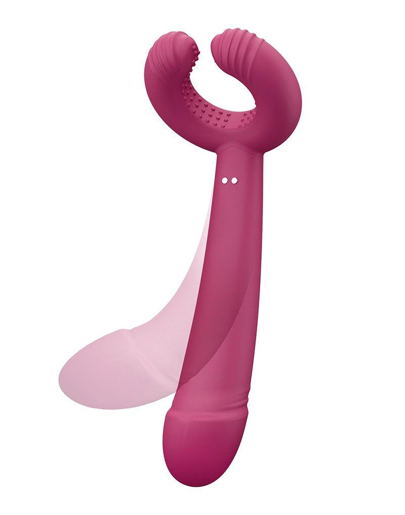 Love to Love - Please Me - Multi Vibrator - Deep Pink-Erotiekvoordeel.nl